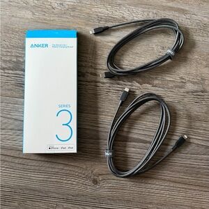 New 2 Anker USBC to Lightning Cables